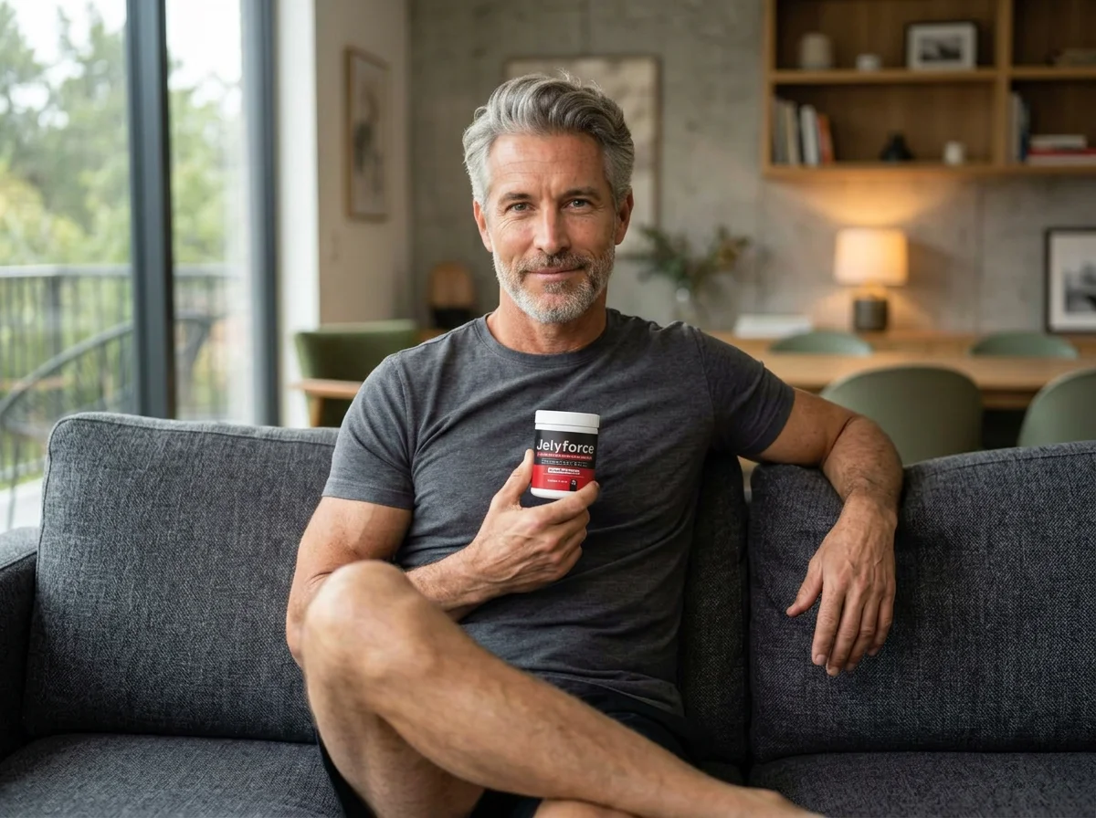Man feeling confident and energized